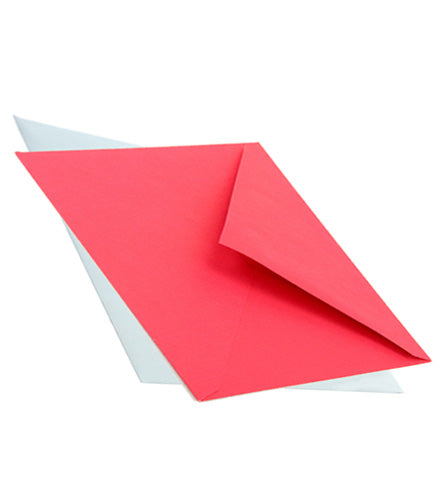 Add a Full Sized Greeting Card - red envelope on top of a greeting card.